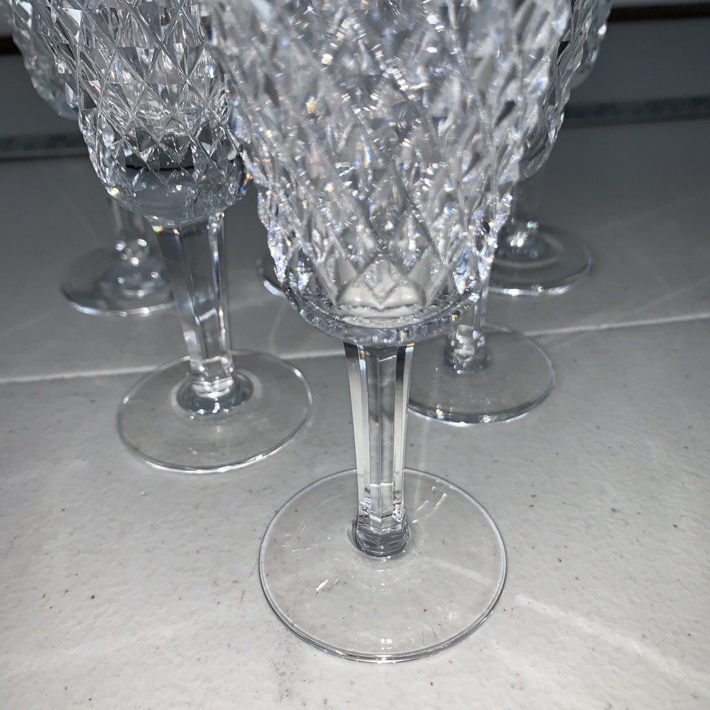 6 WATERFORD CRYSTAL ALANA PATTERN Cordial/Aperitif 5 1/8"H 2 1/4" Sherry - Picture 3 of 3